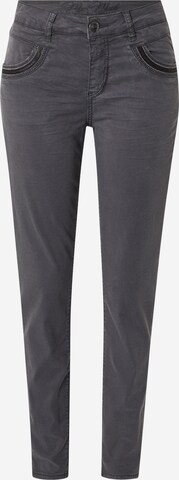 MOS MOSH Normální Kalhoty – šedá: přední strana