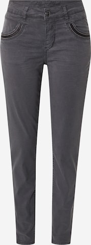 MOS MOSH Regular Pants in Grey: front