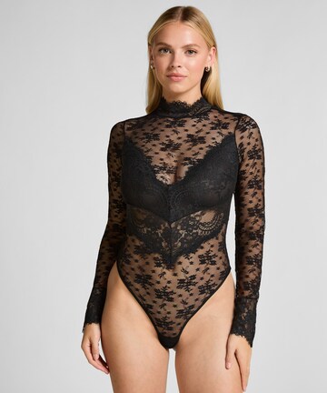 Hunkemöller Body 'Jude' in Schwarz: Vorderseite