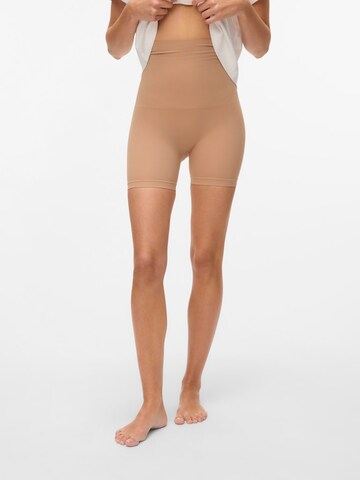 VERO MODA - Pantalón moldeador 'VMTAMMY' en beige: frente