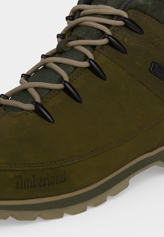 TIMBERLAND Šnurovacie čižmy 'Euro Sprint Hiker' - Zelená