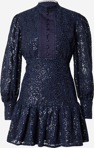 mėlyna Bardot Suknelė 'BAROL': priekis