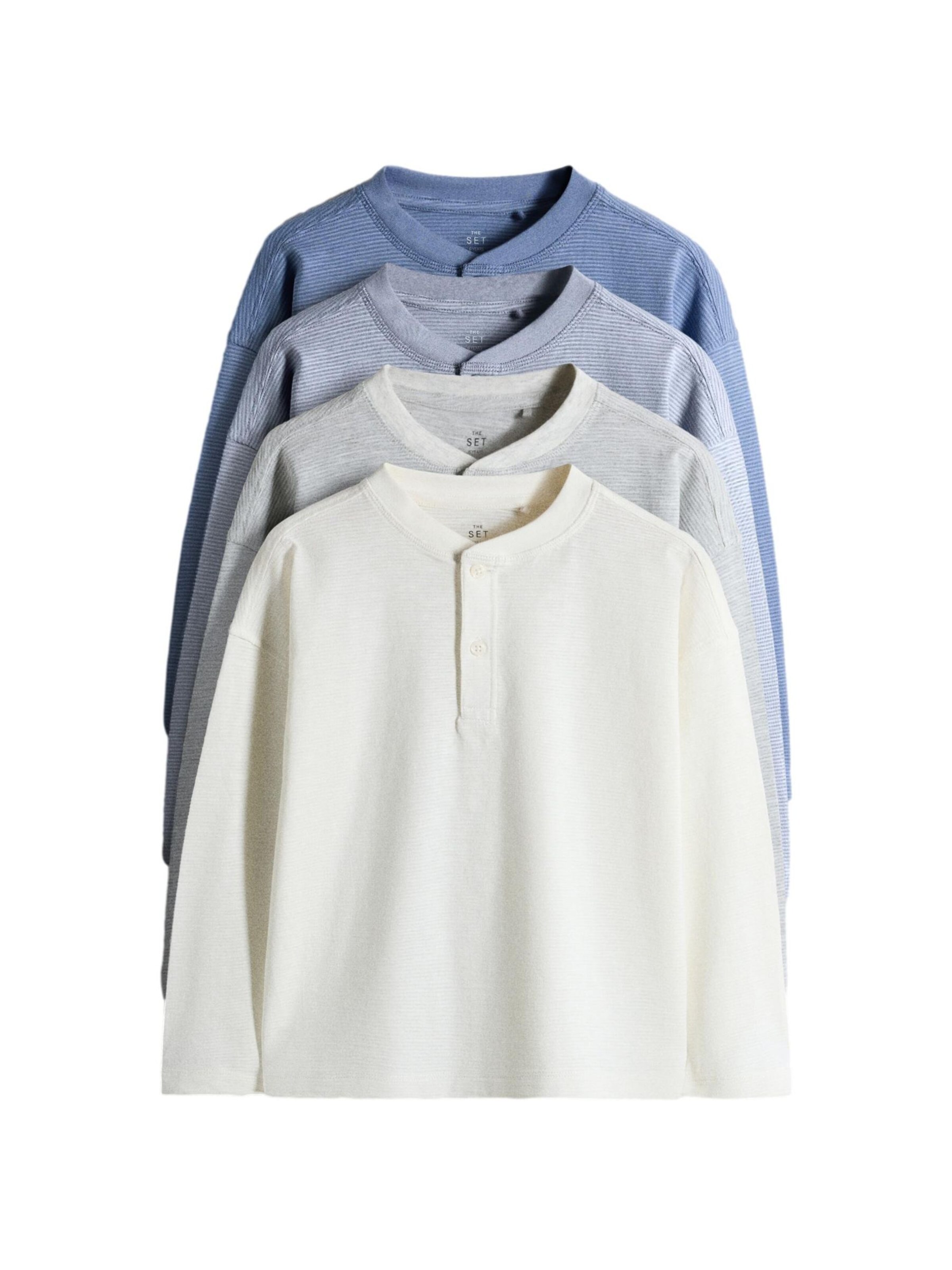 The Set Shirts i blå: forside