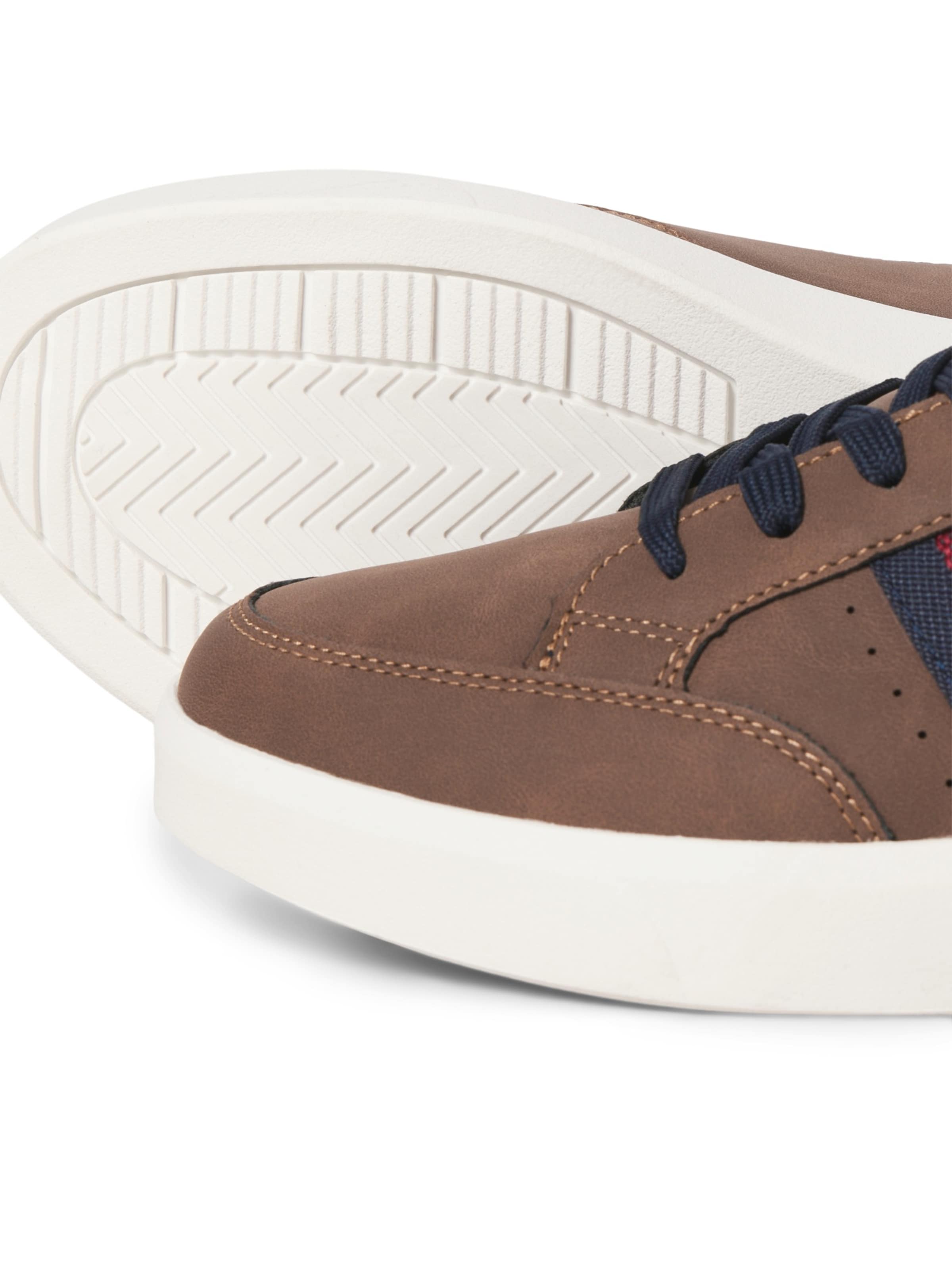 JACK & JONES Nizke superge 'JFWJOHNSON' | rjava barva
