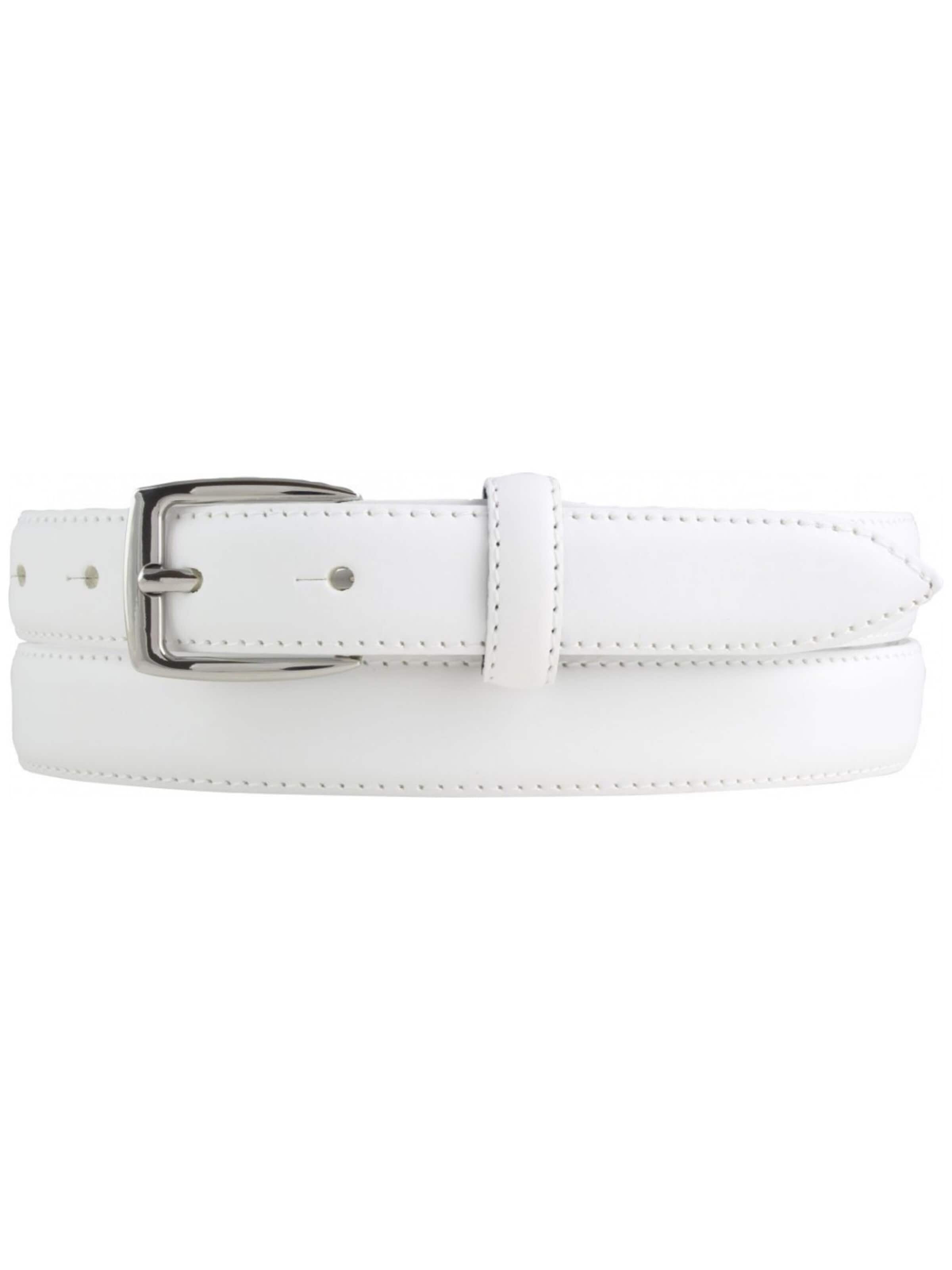 BELTINGER Belt 'Taranto' in White: front