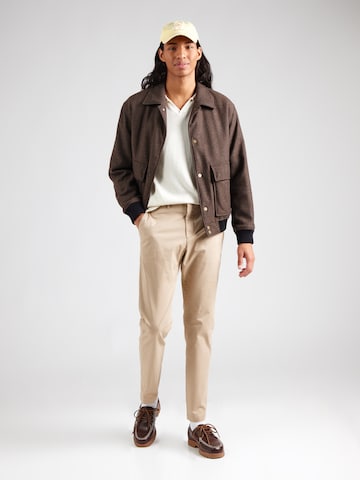 TOMMY HILFIGER Slim fit Chino trousers 'HARLEM ESSENTIAL' in Beige