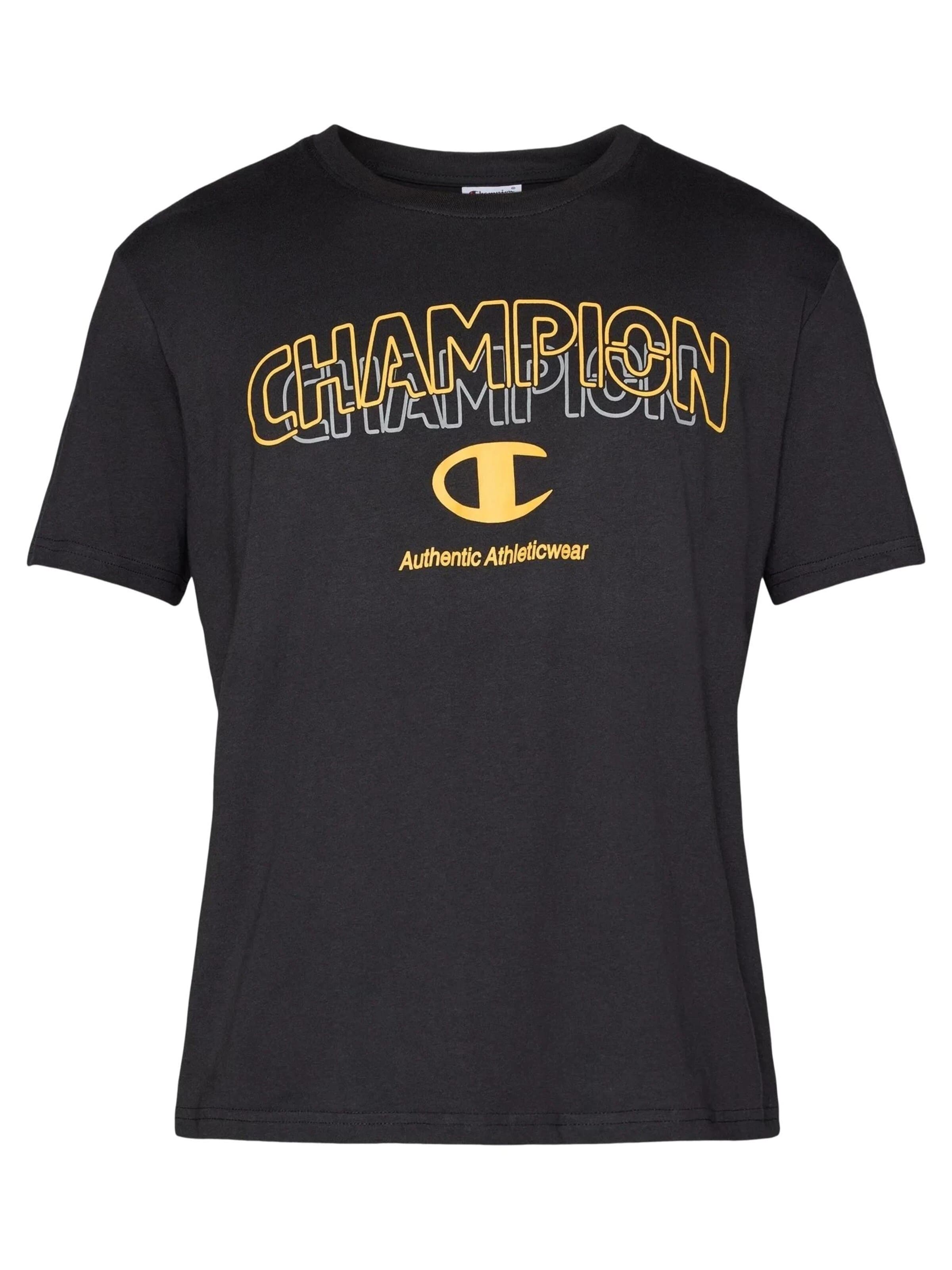 T-Shirt 'Camiseta champion negra icons graphic tee' Champion -DO NOT USE- en noir