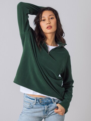 Giacca di pile di Honest Basics in verde