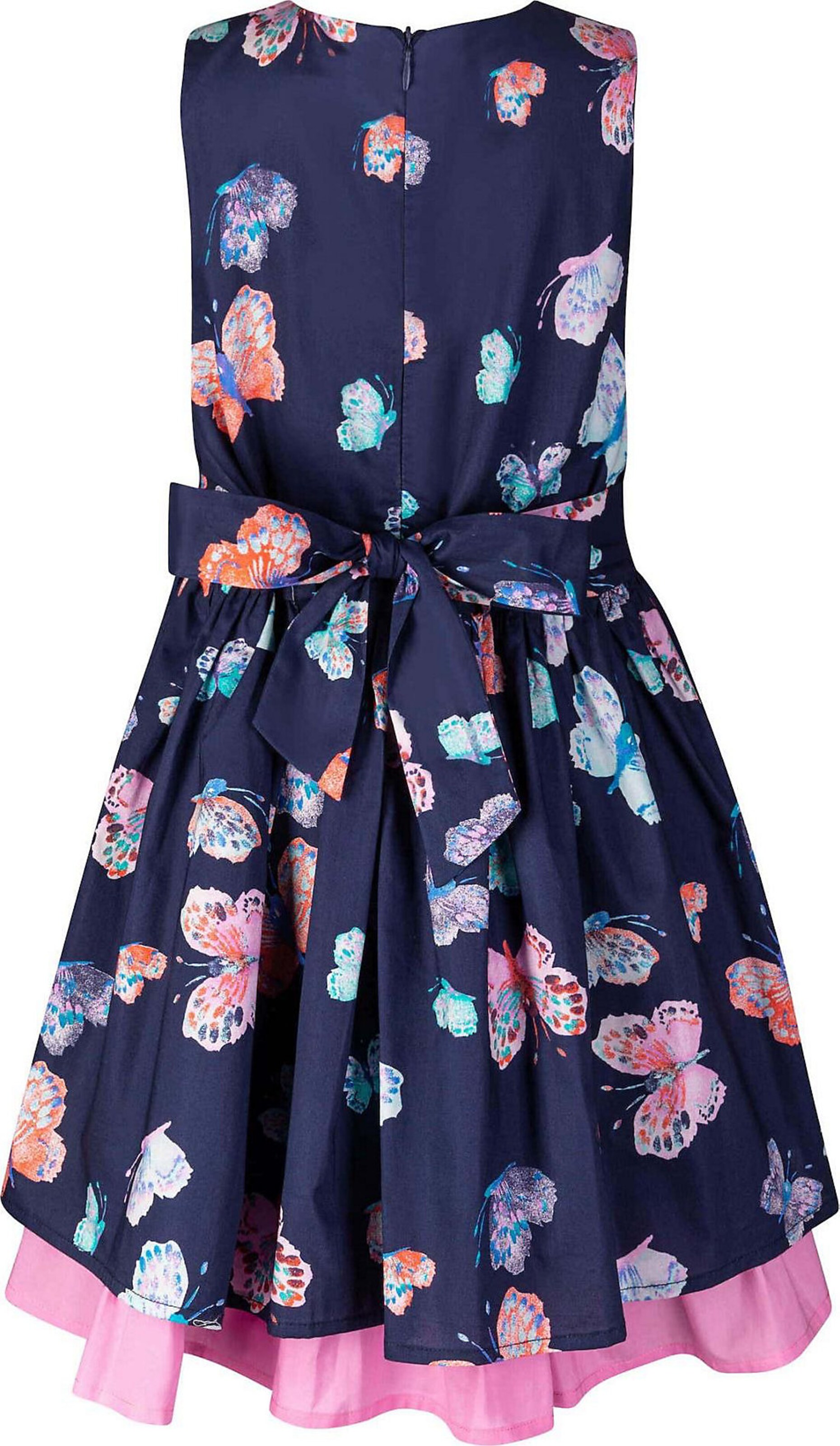 Happy Girls Kleid Vestito da Gioco, Blu Navy, 134 Bambina