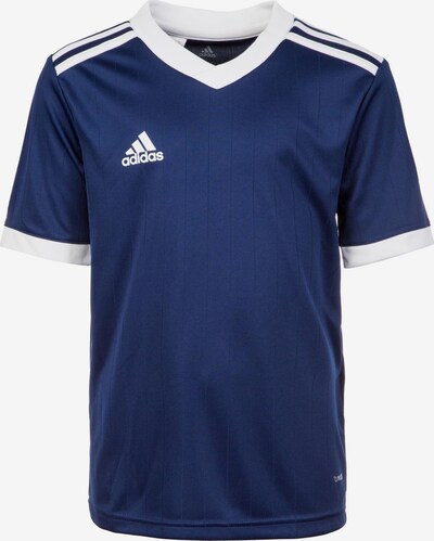 ADIDAS PERFORMANCE T-Shirt fonctionnel 'Tabela 18' en bleu foncé / blanc, Vue avec produit