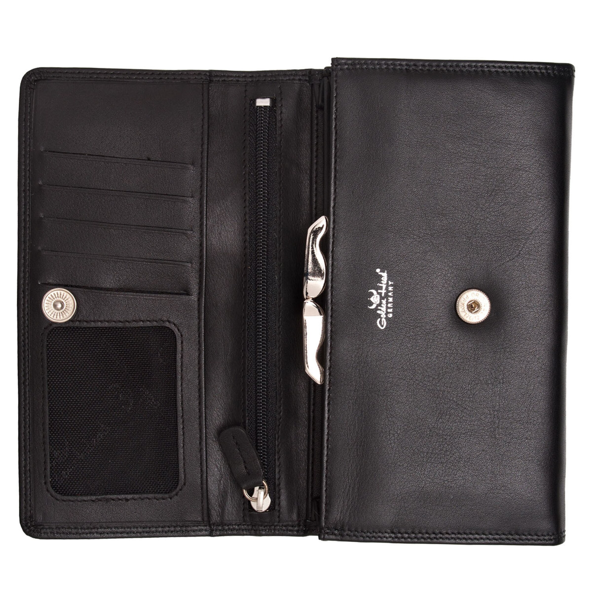 GOLDEN HEAD Portemonnee 'Polo' in Zwart