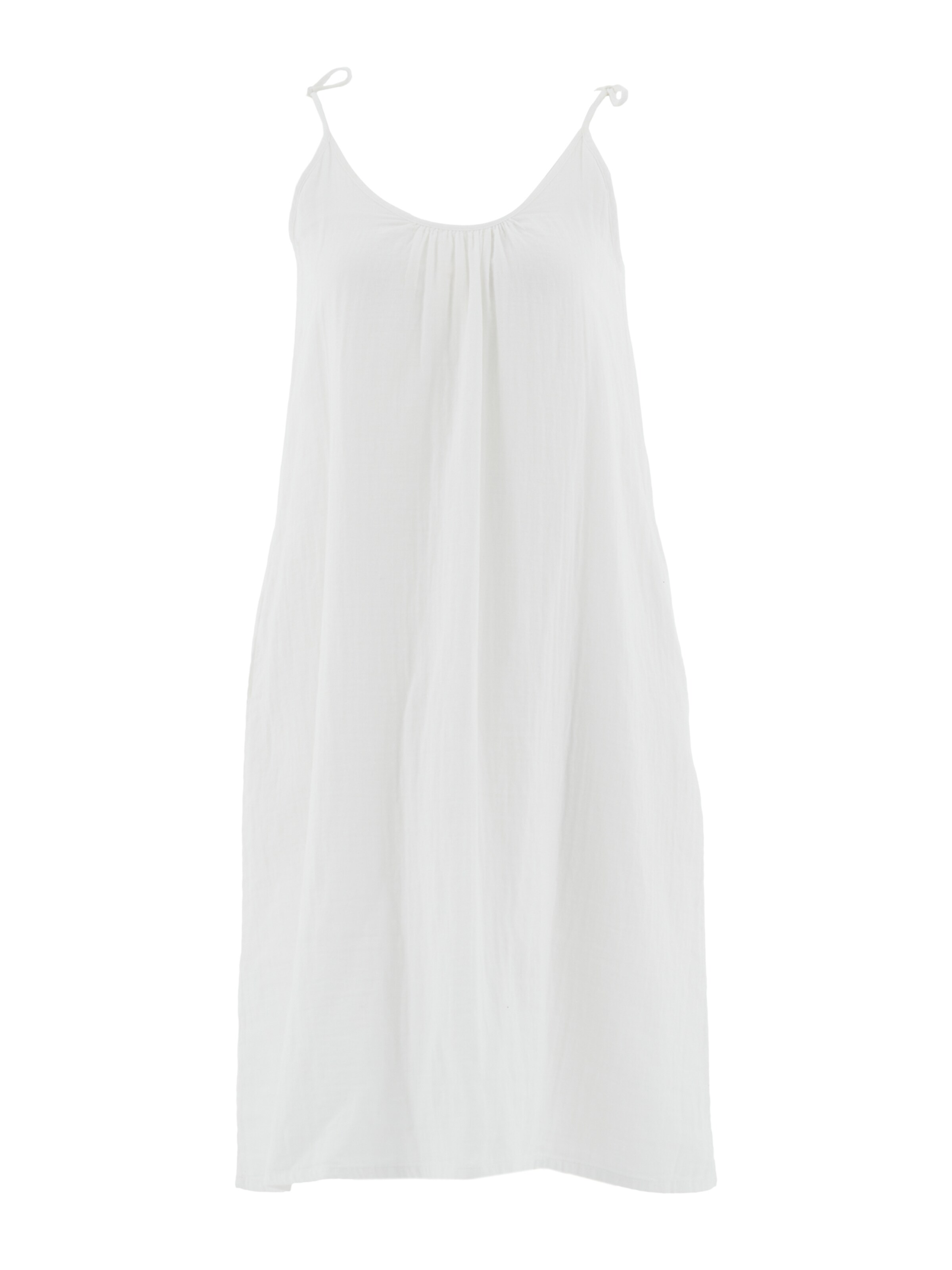 Organication Kleid in Weiß: Vorderseite