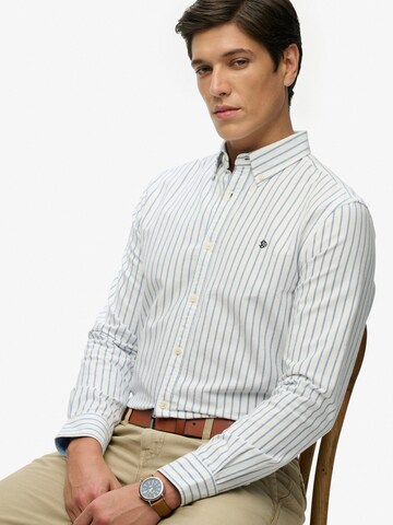 Superdry & Co Comfort fit Button Up Shirt in White