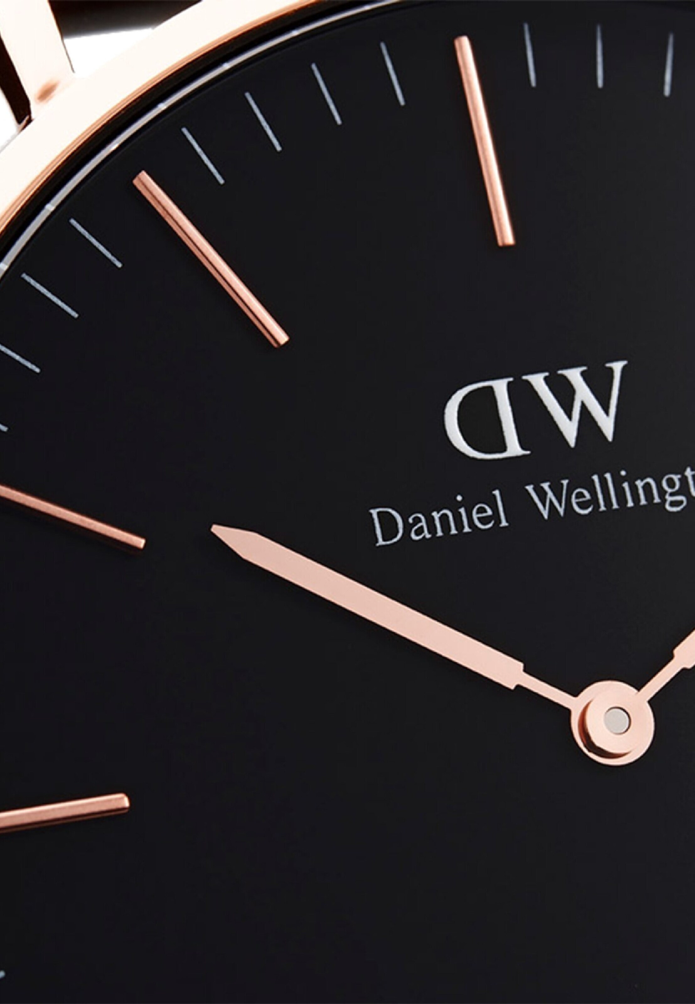 Daniel Wellington Analoog horloge 'CLASSIC READING' in Zwart