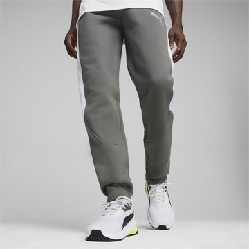 PUMA Slimfit Sportbroek in Grijs: voorkant