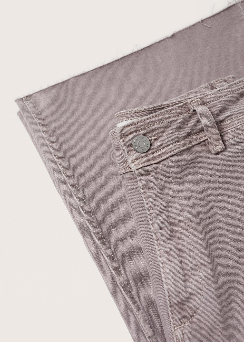 MANGO Jeans Catherin in Taupe 