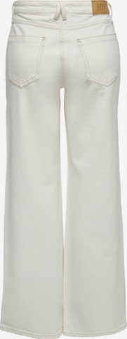 JDY Szeroka nogawka Jeansy 'Ariel' w kolorze biały