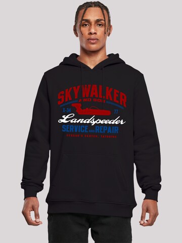 F4NT4STIC Sweatshirt 'Star Wars Landspeeder' in Black: front