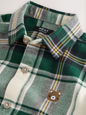 Next Regular fit Button up shirt in Green
