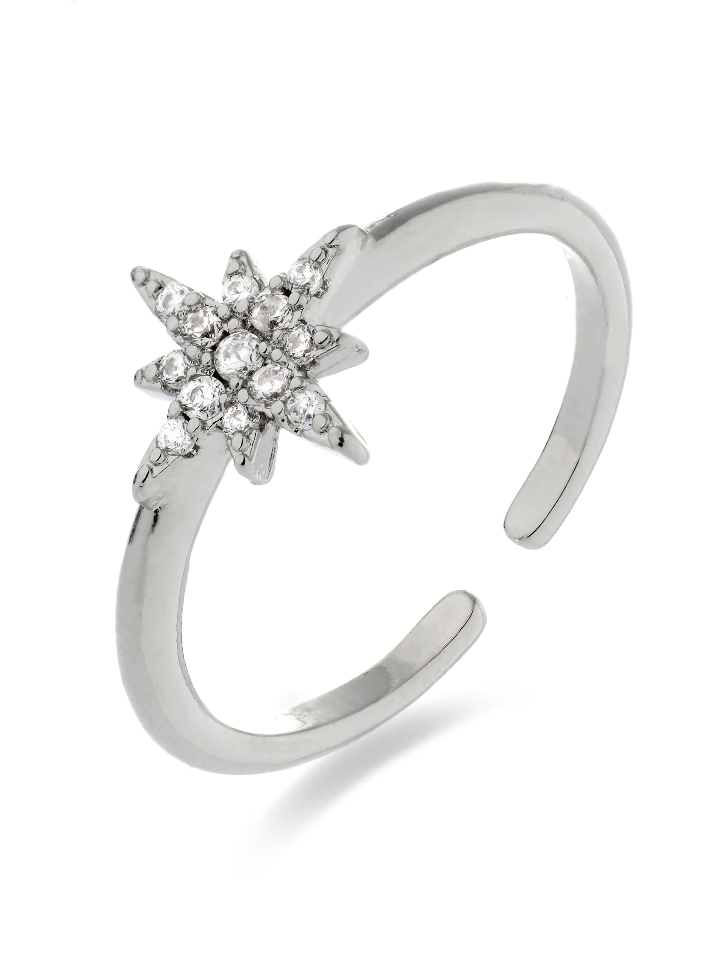 Luxenter Ring 'Kimsel' in Zilver: voorkant