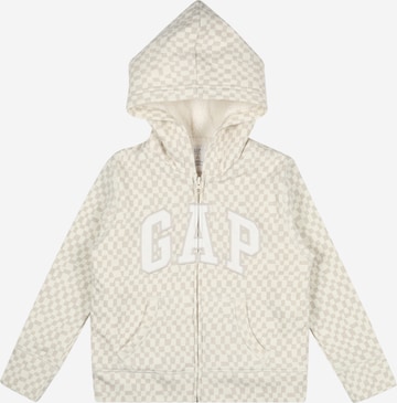 GAP Sweat jacket in White: front