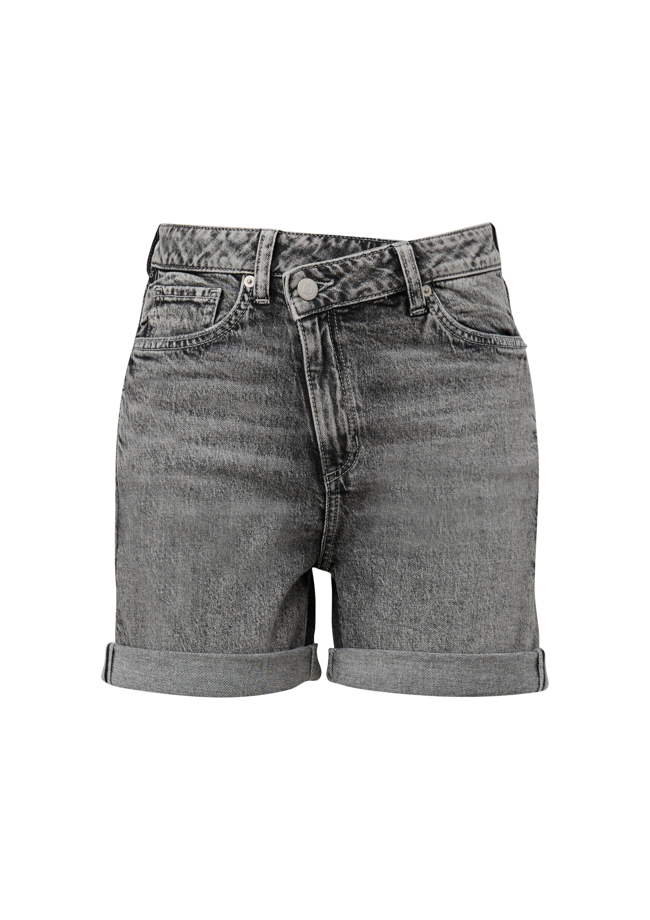 QS Jeans in Grijs: voorkant