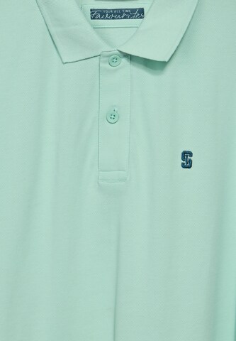 Street One MEN Shirt 'Piquée' in Grün