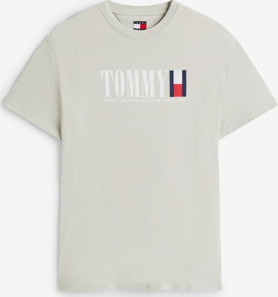 Tommy Jeans Majica u mornarsko plava / pastelno zelena / crvena / bijela, Pregled proizvoda
