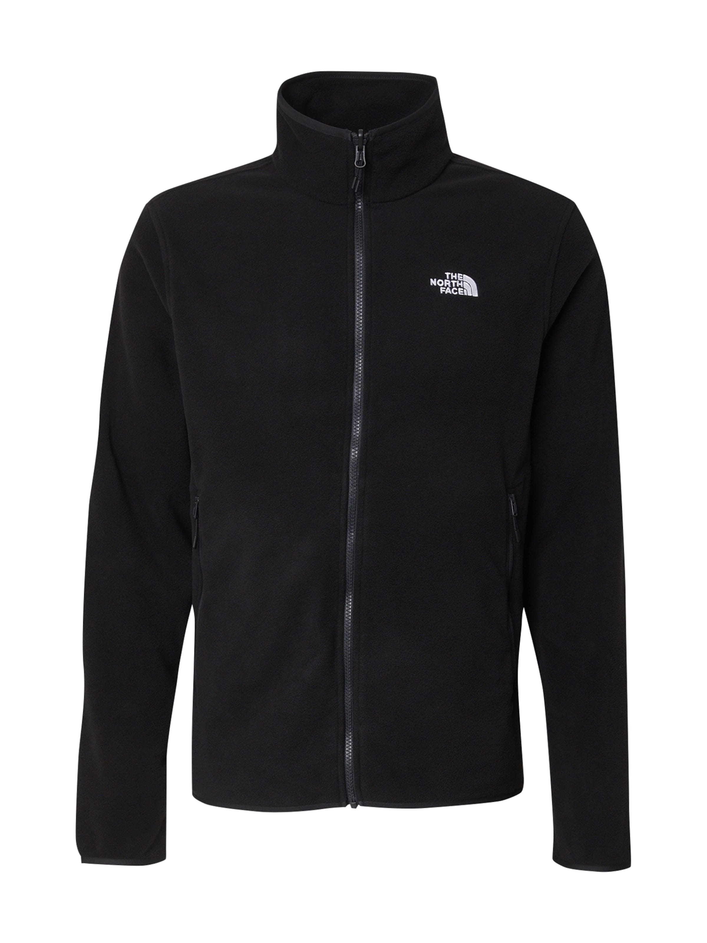 Jachetă  fleece funcțională 'Glacier' de la THE NORTH FACE pe negru: față