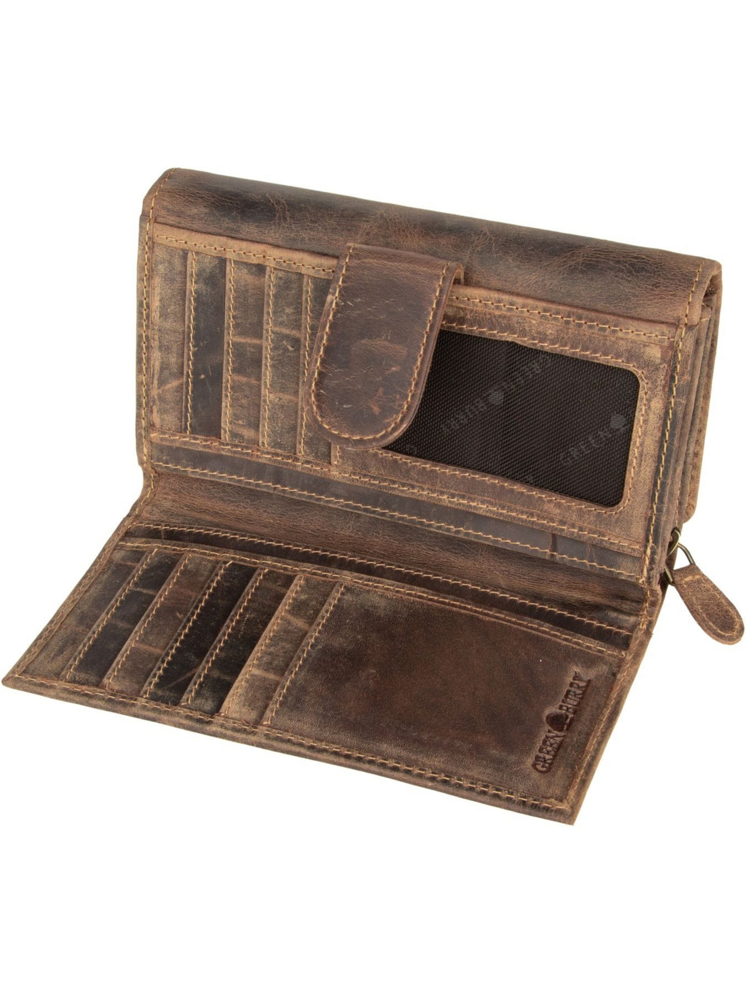 GREENBURRY Portemonnee 'Vintage 1533' in Bruin
