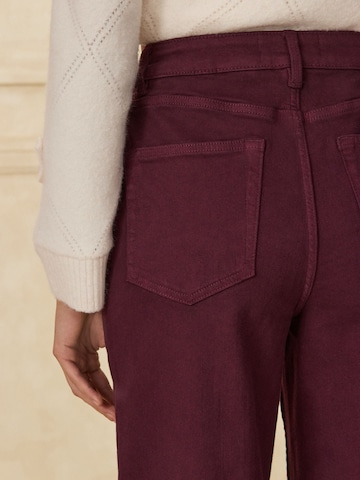 Next Wide leg Jeans in Red
