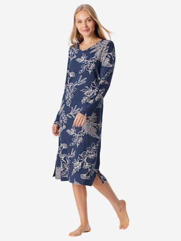 SCHIESSER Nachthemd ' Comfort Essentials ' in Blauw