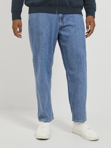 Jack & Jones Plus Loosefit Jeans 'Chris' in Blauw: voorkant