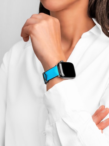HIRSCH Armbänder - Reloj digital 'Arne for Apple Watch' en azul