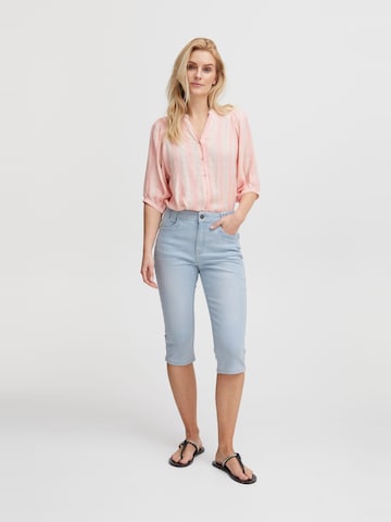 PULZ Jeans Skinny Farkkuleggingsit 'Tenna' värissä sininen: etupuoli