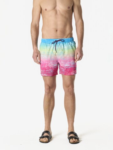 KOROSHI Board Shorts in Mixed colors: front