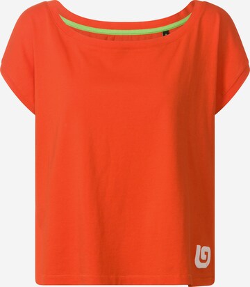 THAT GORILLA BRAND Shirt 'RAFIKI WIDENECK T- TANGERINE' in Orange