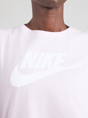 Nike Sportswear Скинни Футболка 'Essential' в Ярко-розовый