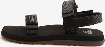 QUIKSILVER Sandals & Slippers 'Monkey Caged' in Black: front