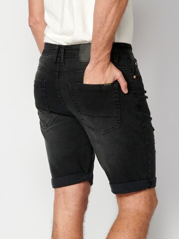 KOROSHI Regular Shorts in Schwarz