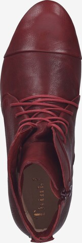 THINK! Lace-Up Ankle Boots in Red