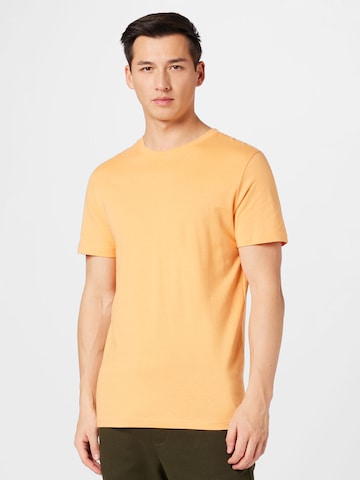 JACK & JONES - Ajuste estrecho Camiseta en naranja: frente