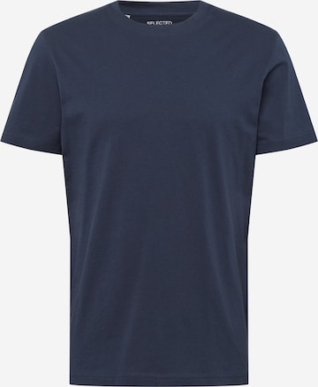SELECTED HOMME - Camiseta 'Norman' en azul: frente