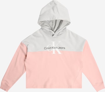 Felpa di Calvin Klein Jeans in rosa: frontale