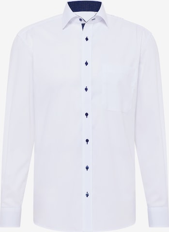 ETERNA Button Up Shirt in White: front