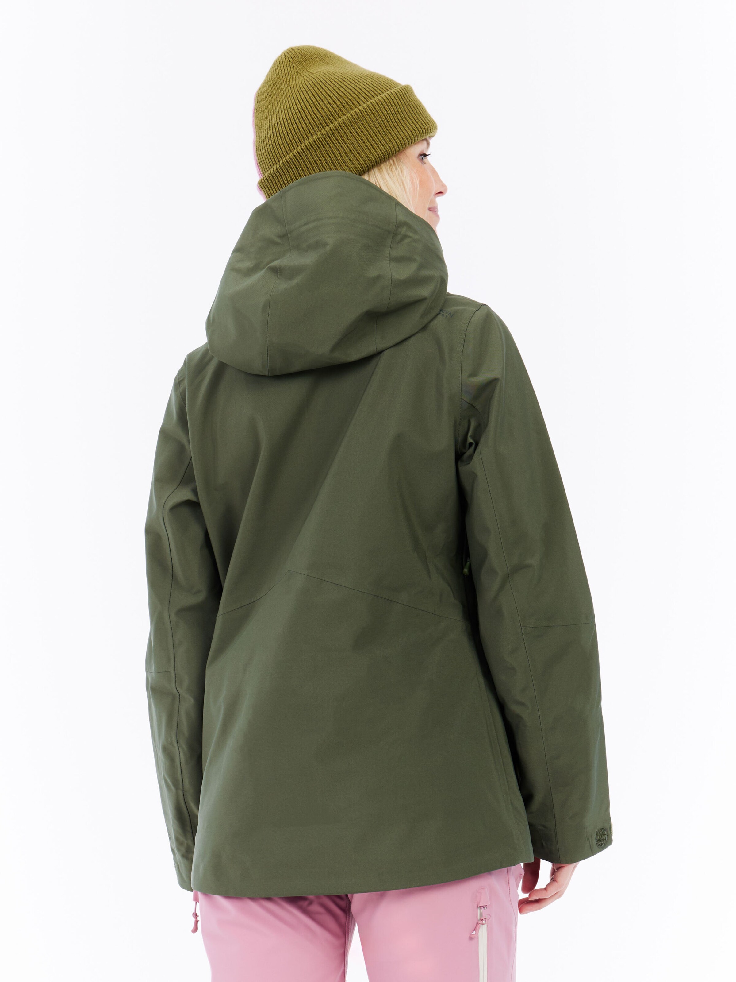 PROTEST Athletic Jacket 'PRTDyna' in Green