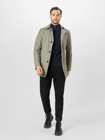 BURTON MENSWEAR LONDON Regular Fit Pullover i blå