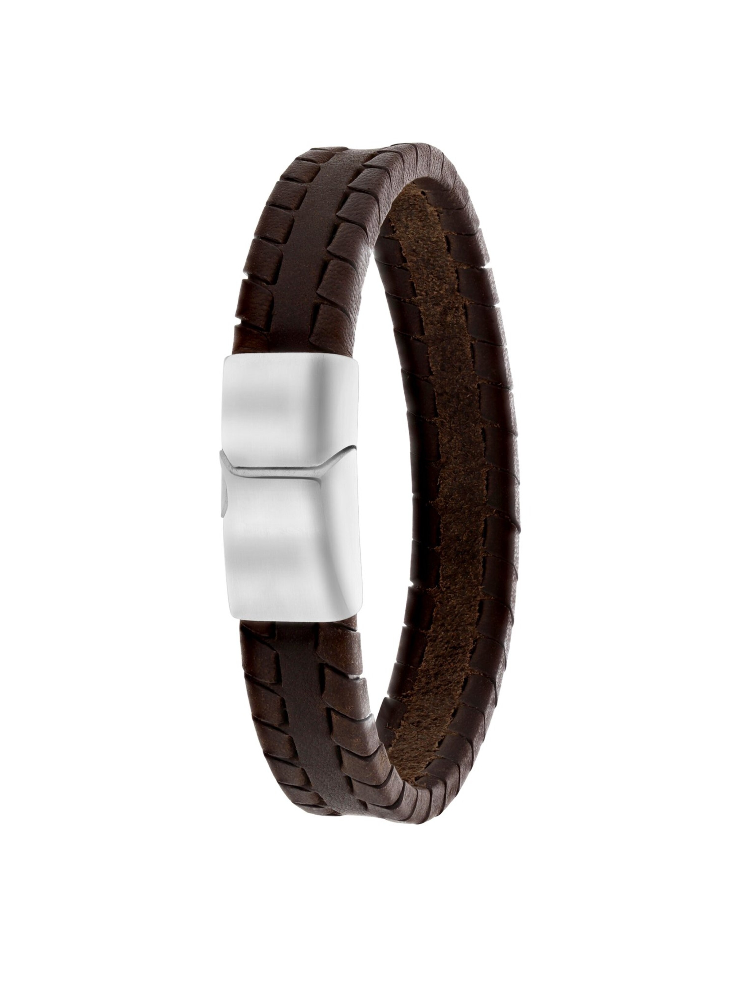 Bracelet 'Urban Story' Lucardi en marron : devant