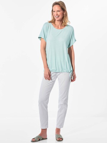 Goldner Shirt in Blau