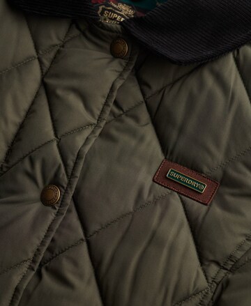 Veste mi-saison Superdry en vert
